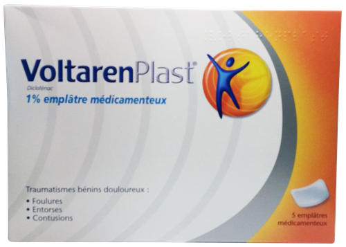 VOLTARENPLAST 1% EMPLATRE 5