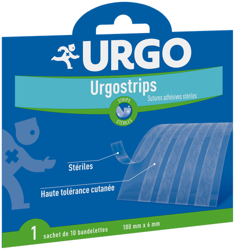 Urgo - Urgostrips - 10 bandelettes - 10cm x 6mm