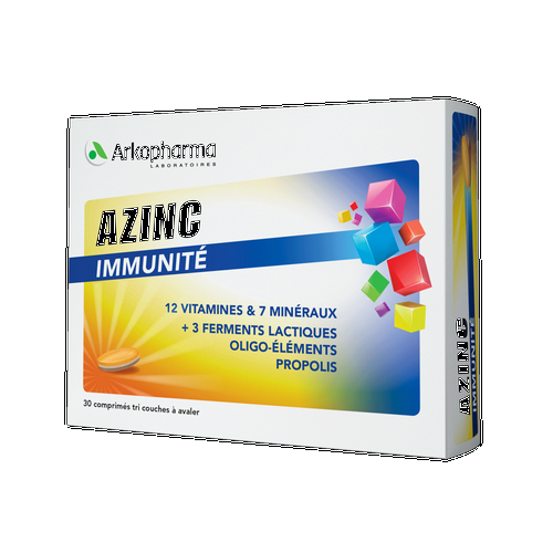 Image Arkopharma AZINC IMMUNITE tri-couches - 30cp